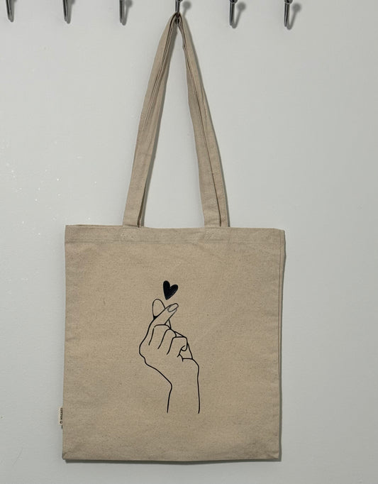 🤍Tote Bag "Finger Heart"🤍